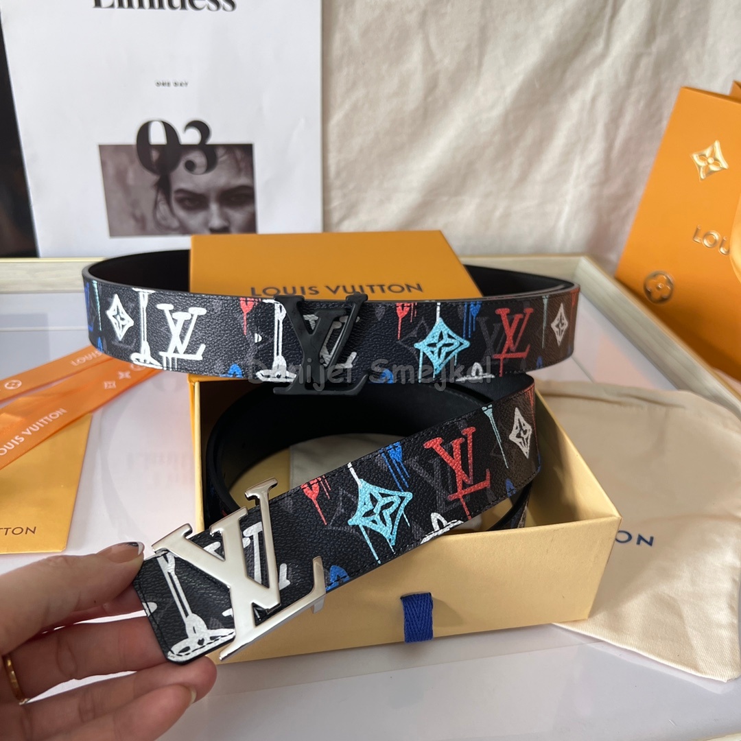 Louis Vuitton LV Graffiti Belt 40mm