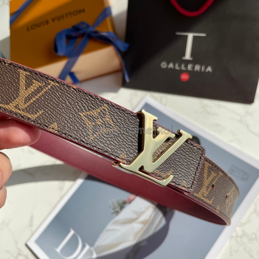 Louis Vuitton LV Initiales Monogram Belt 30mm