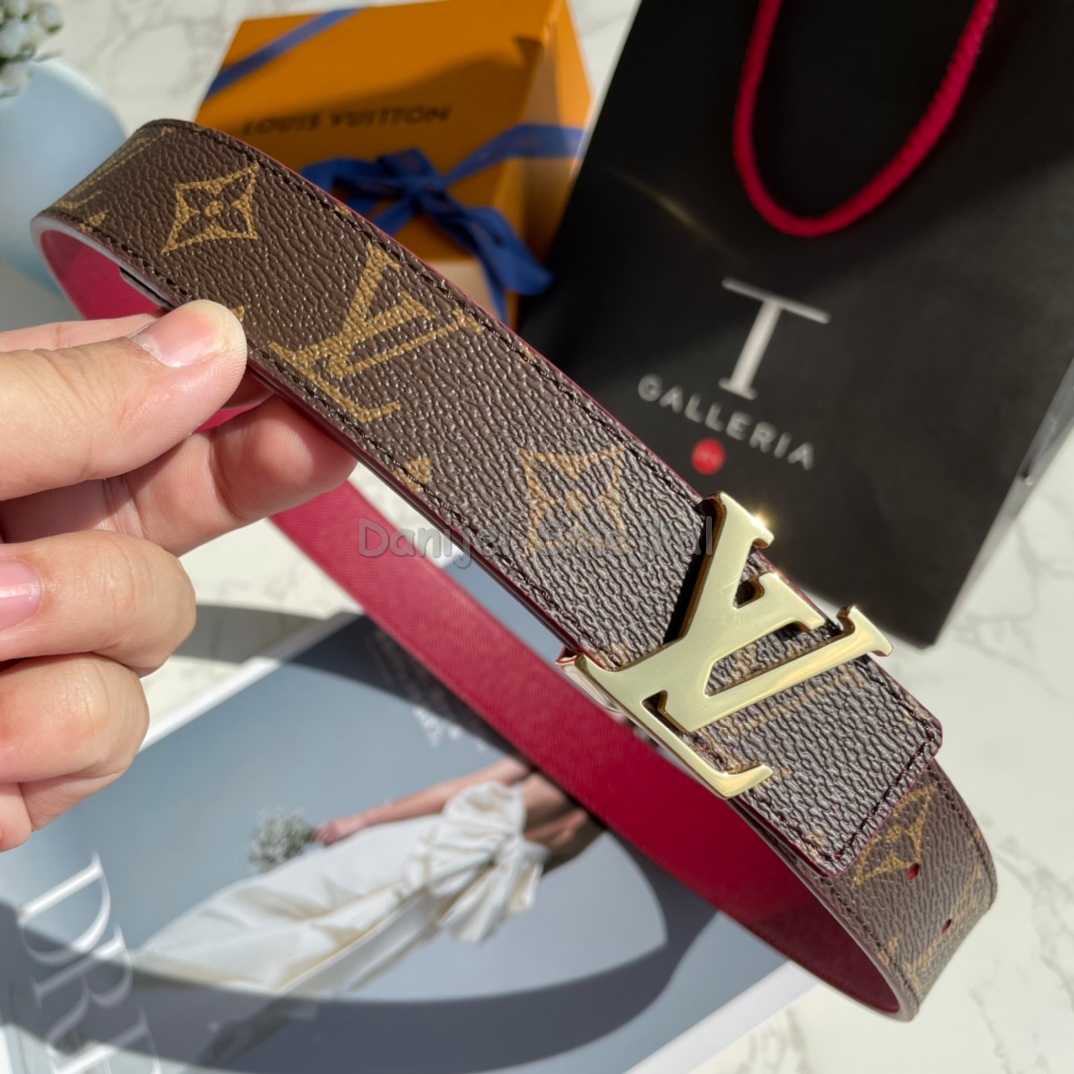 Louis Vuitton LV Initiales Monogram Belt 30mm