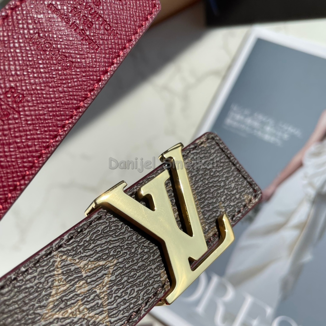 Louis Vuitton LV Initiales Monogram Belt 30mm