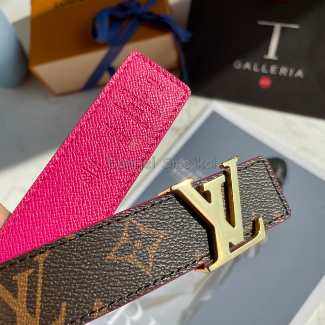 Louis Vuitton LV Initiales Monogram Belt 30mm