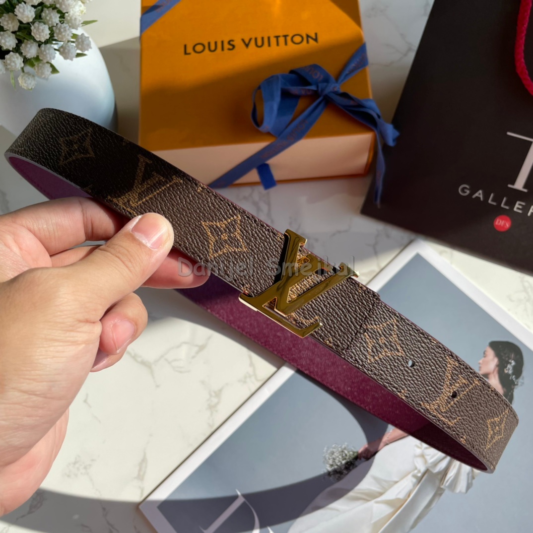 Louis Vuitton LV Initiales Monogram Belt 30mm