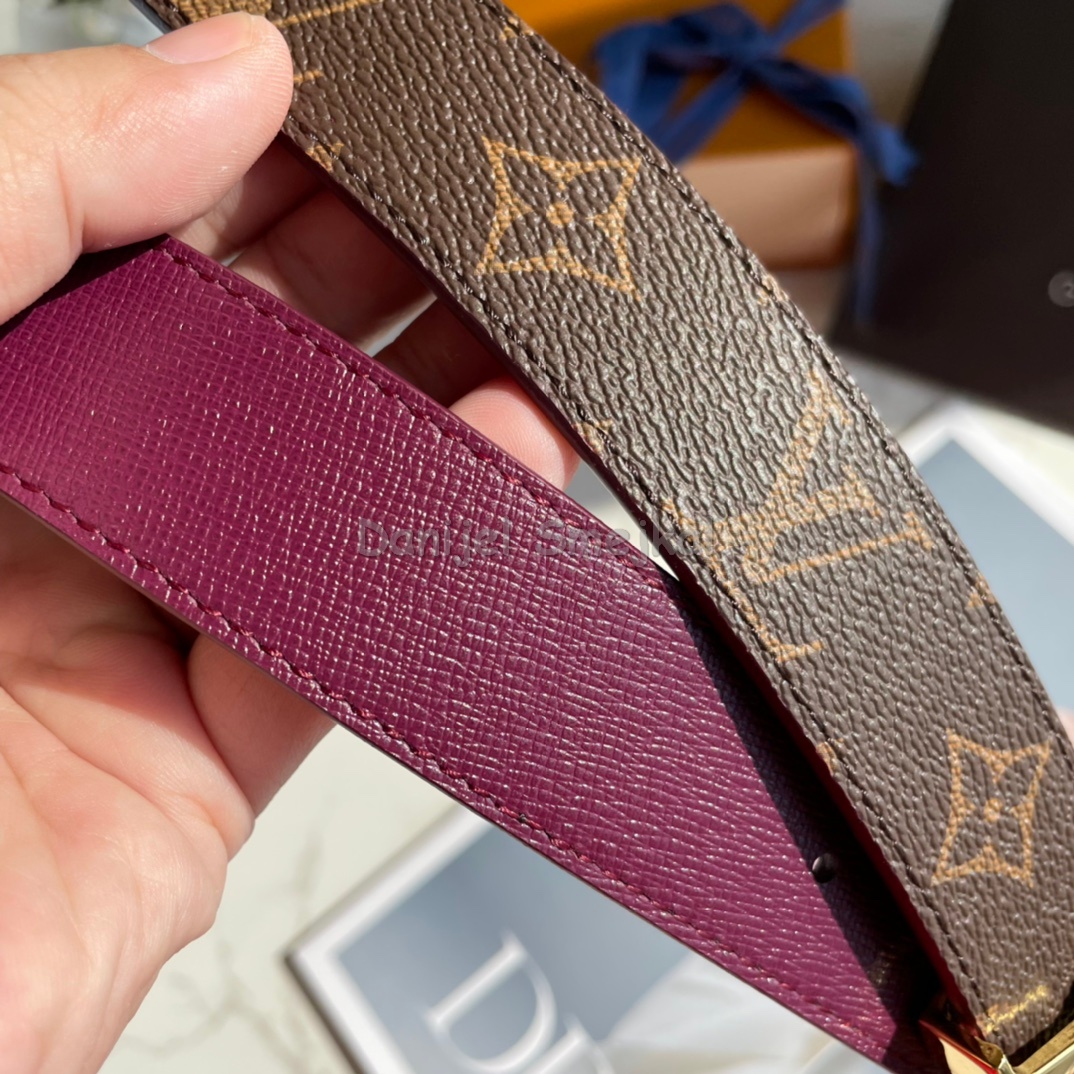 Louis Vuitton LV Initiales Monogram Belt 30mm