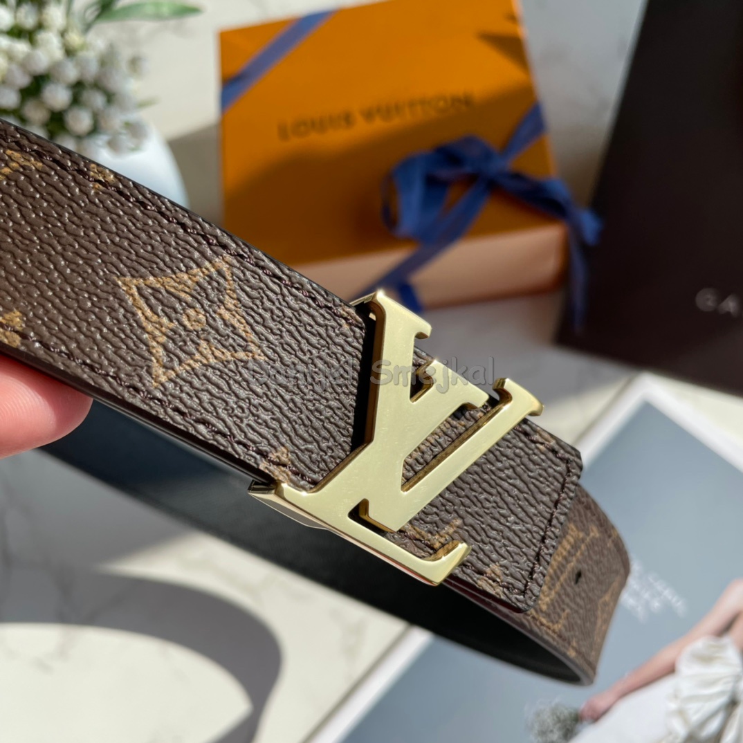 Louis Vuitton LV Initiales Monogram Belt 30mm