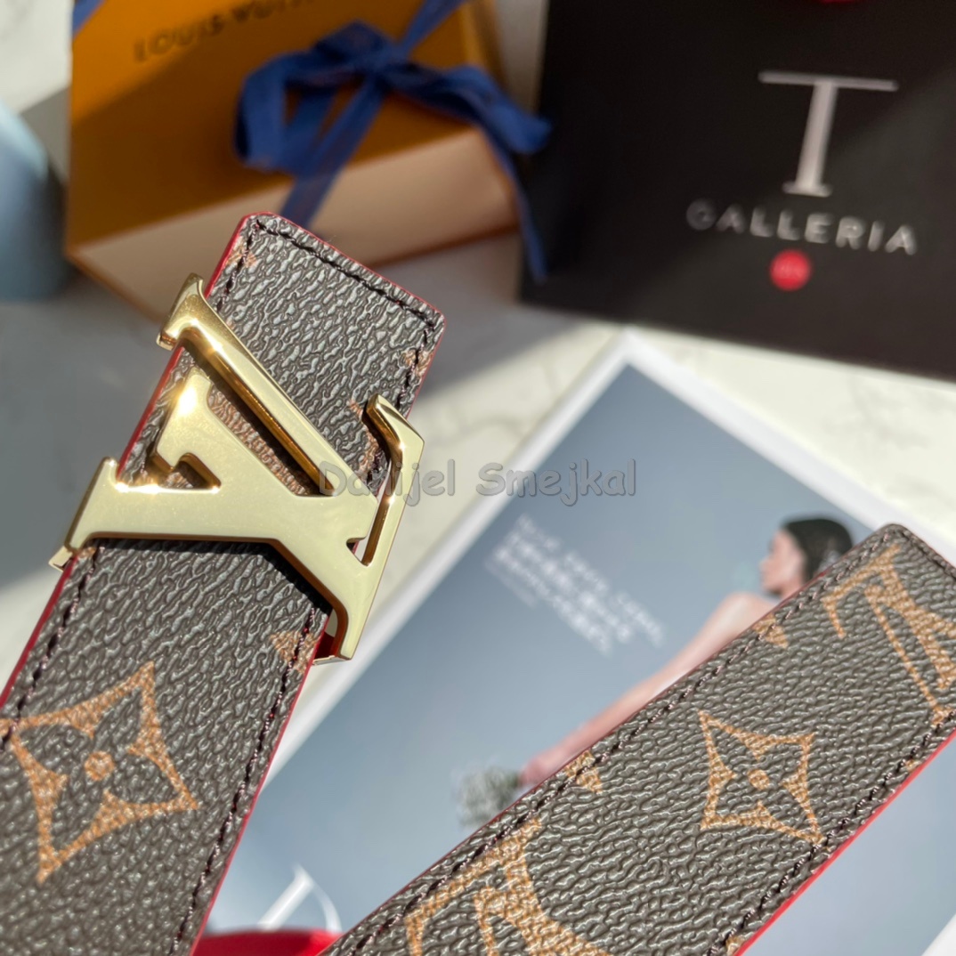 Louis Vuitton LV Initiales Monogram Belt 30mm