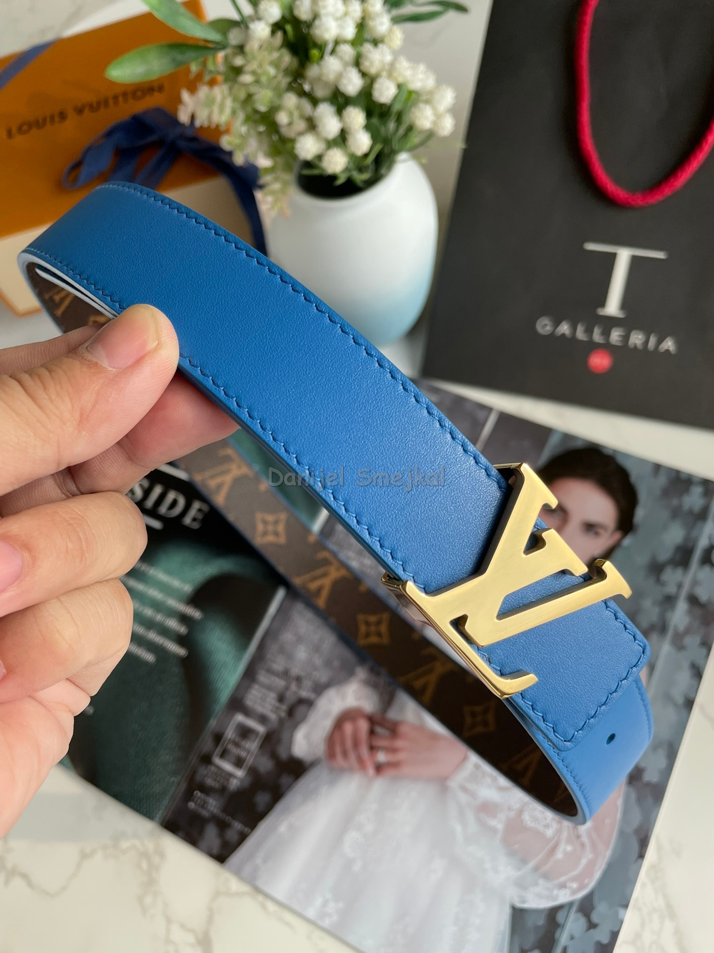 Louis Vuitton LV Initiales Monogram Empreinte Belt 30mm