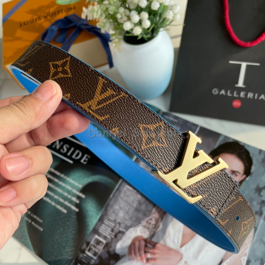 Louis Vuitton LV Initiales Monogram Empreinte Belt 30mm