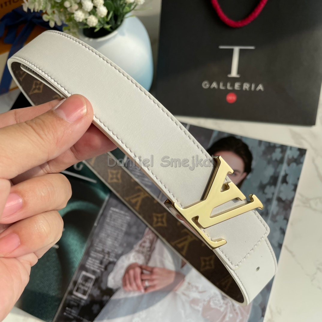 Louis Vuitton LV Initiales Monogram Empreinte Belt 30mm