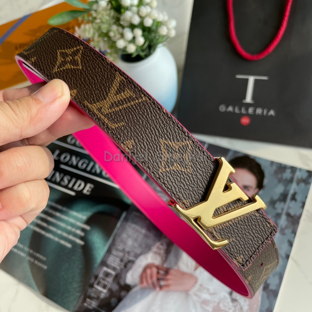 Louis Vuitton LV Initiales Monogram Empreinte Belt 30mm