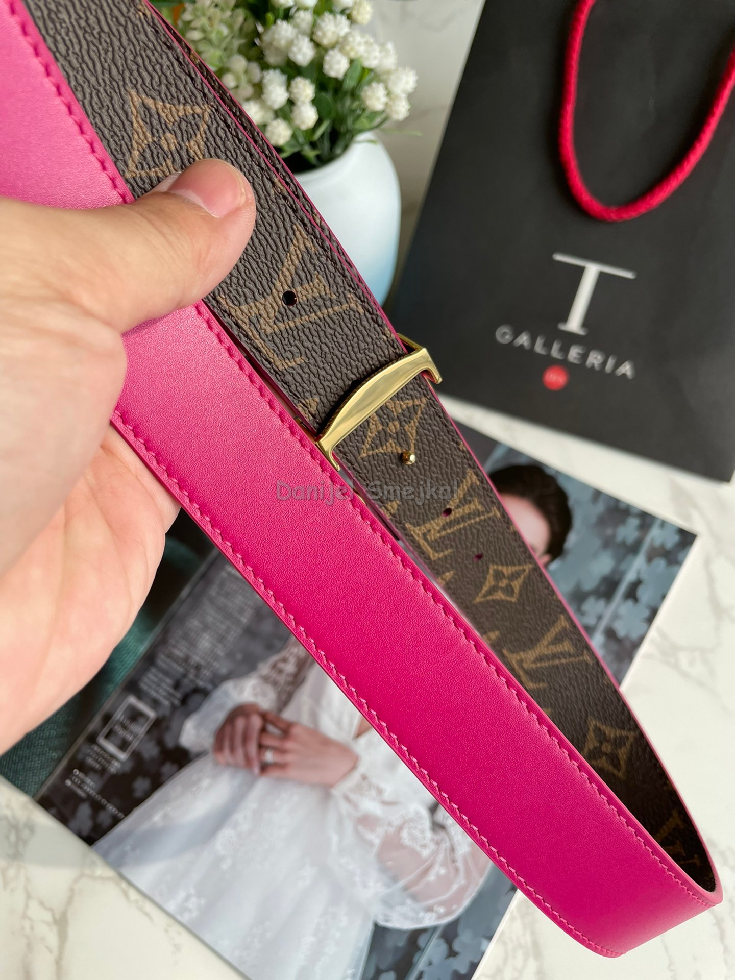 Louis Vuitton LV Initiales Monogram Empreinte Belt 30mm