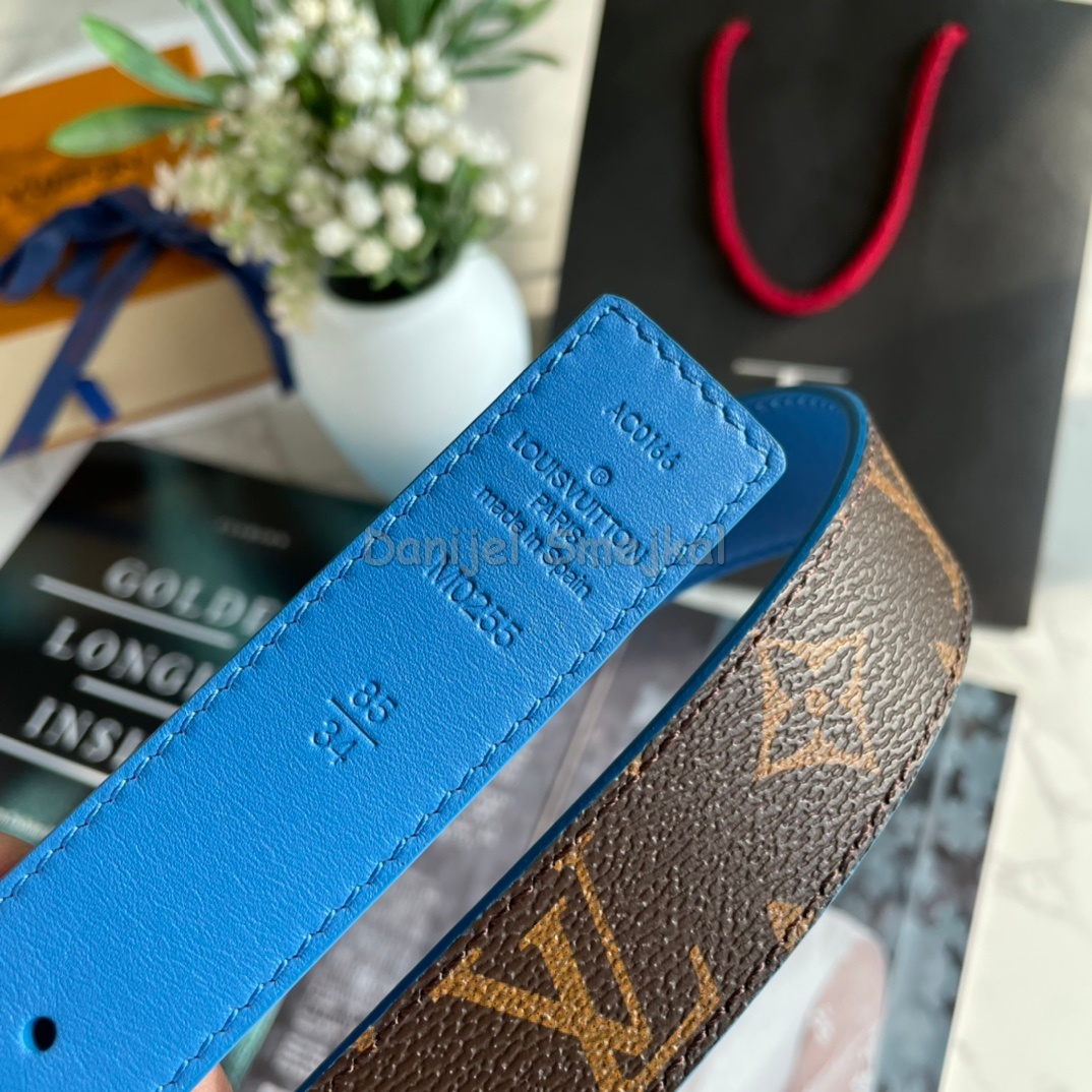 Louis Vuitton LV Initiales Monogram Empreinte Belt 30mm