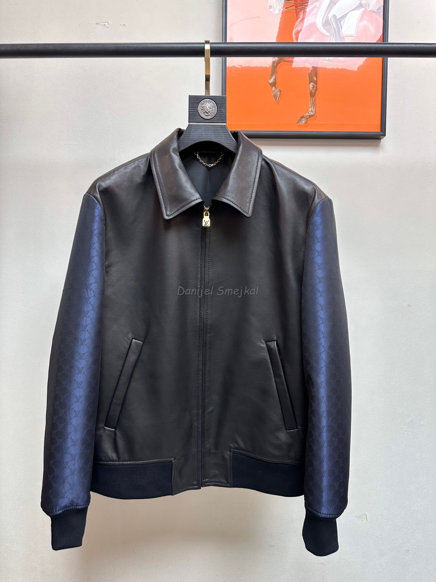 Louis Vuitton Lederjacke