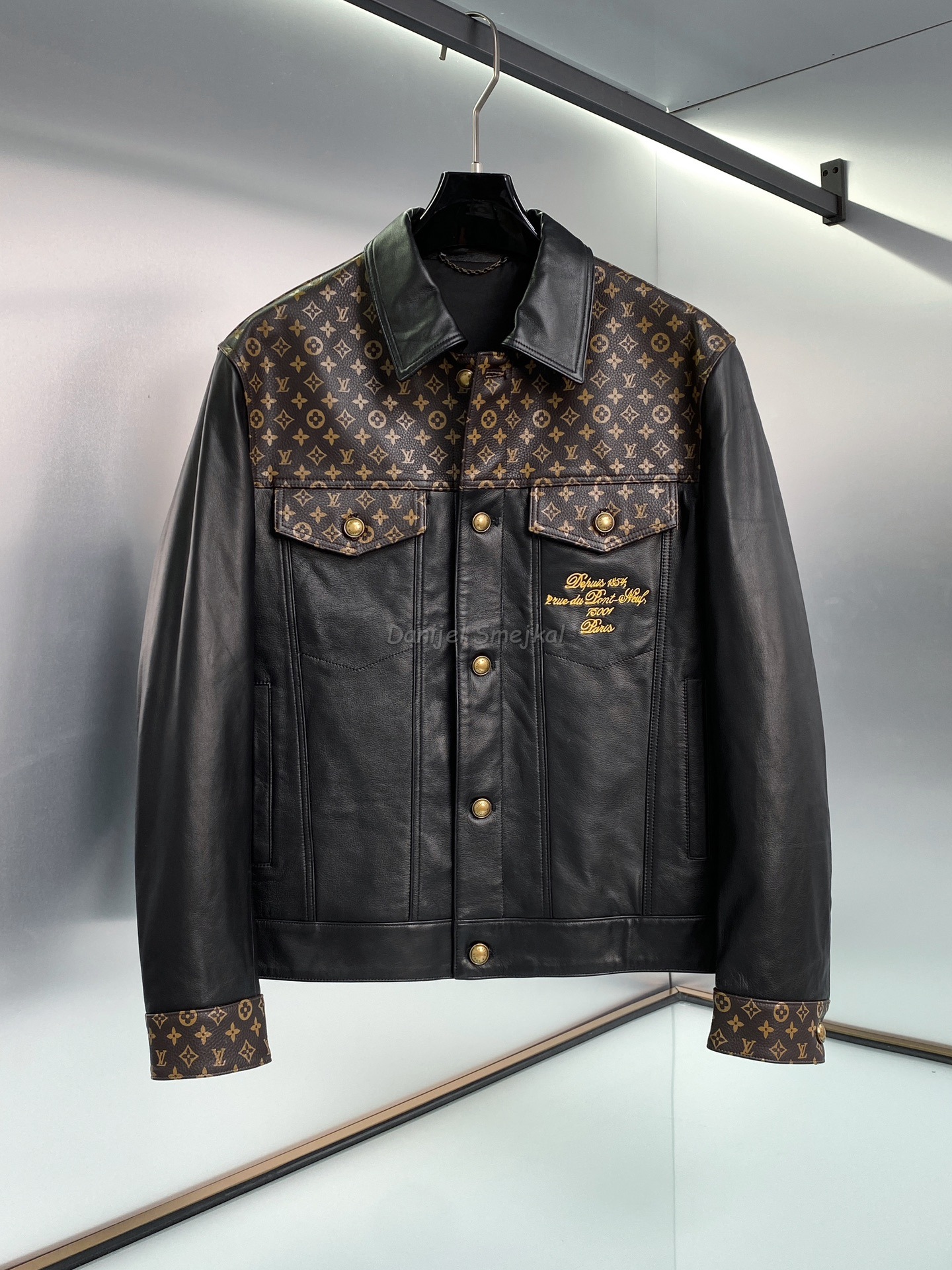 Louis Vuitton Lederjacke