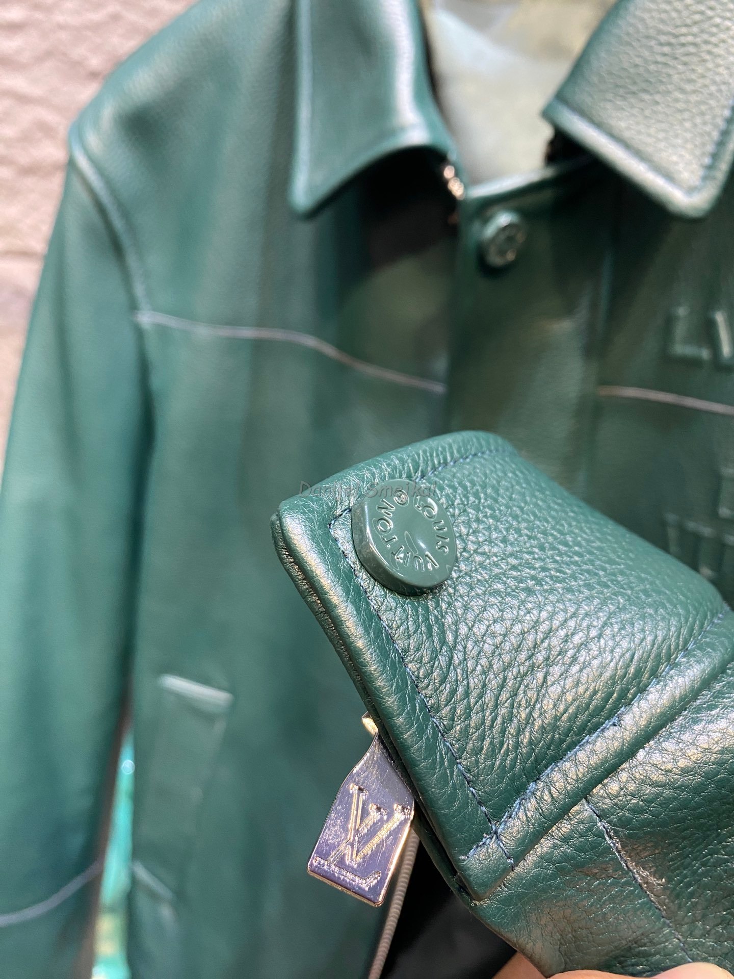 Louis Vuitton Lederjacke