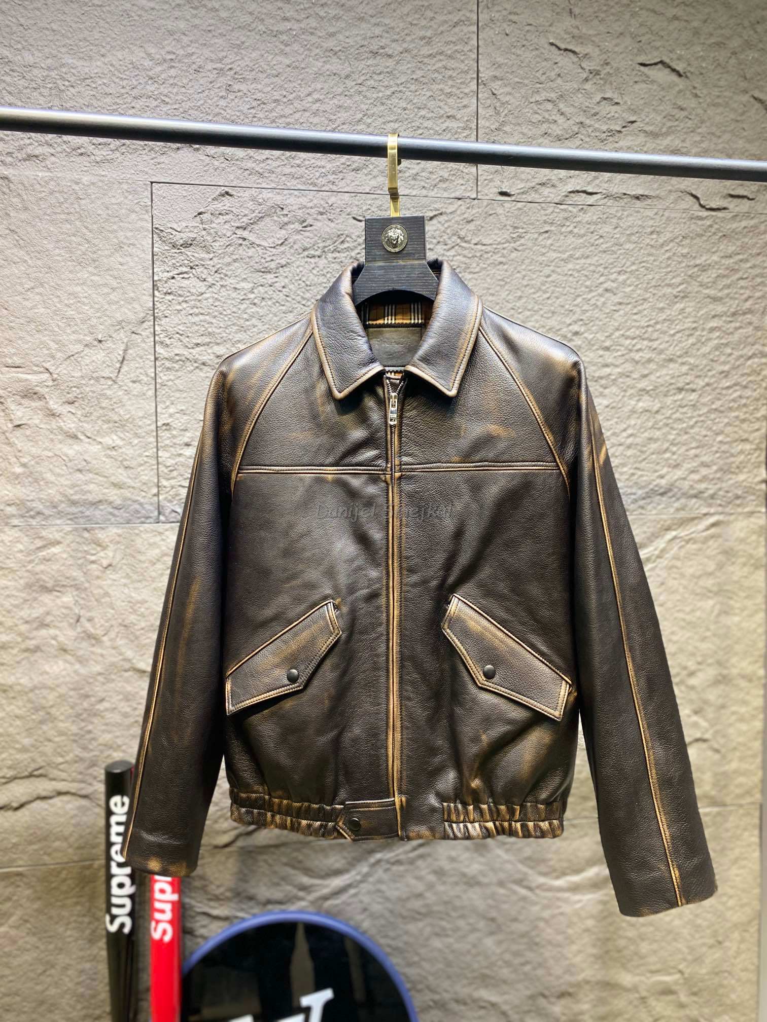 Louis Vuitton Lederjacke