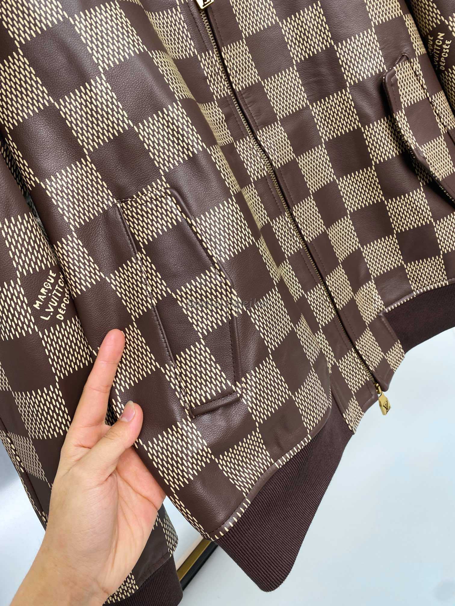 Louis Vuitton Lederjacke