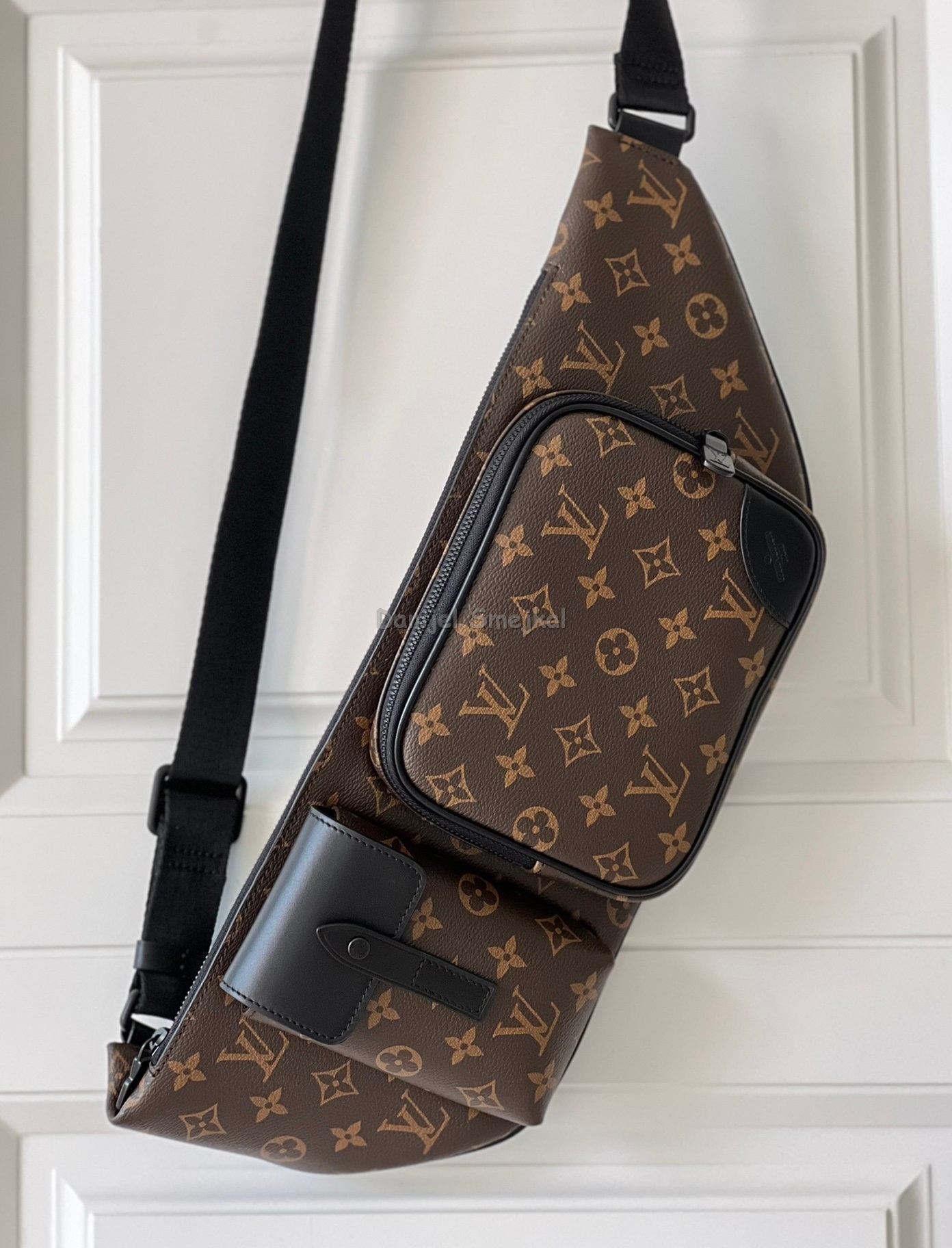 Louis Vuitton M21364 Christopher Bum Waist Body bag M45337 Monogram macassar canvas 50cm