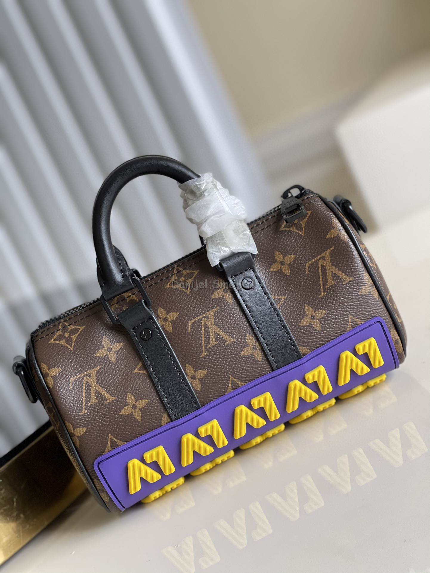 Louis Vuitton M45788 Monogram Coated LV Rubber Keepall XS 20cm