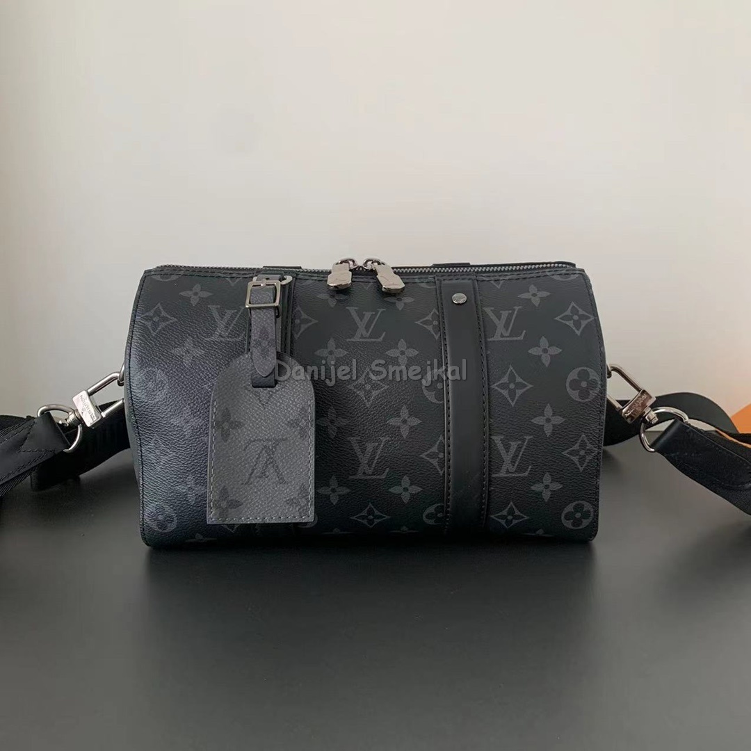 Louis Vuitton M45936 City Keepall Bag Monogram Eclipse 27cm