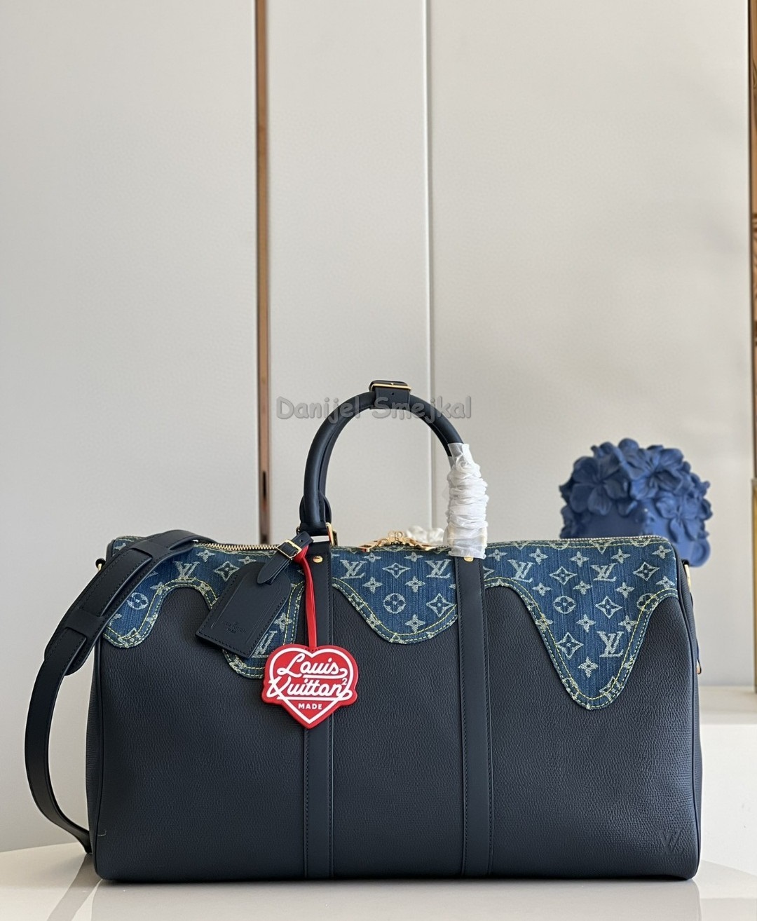 Louis Vuitton M45975 Denim LV Squared NIGO Keepall Bandouliere 50cm