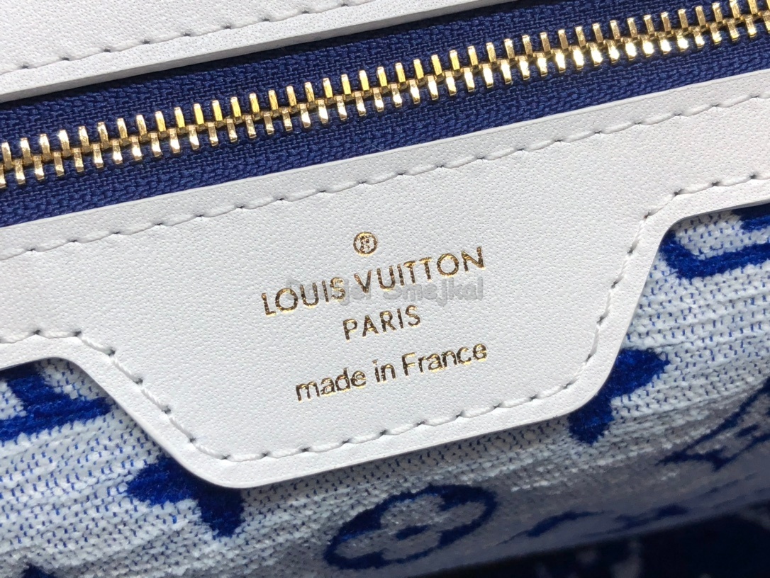 Louis Vuitton M46220 Neverfull MM Monogram Jacquard Velvet 31cm