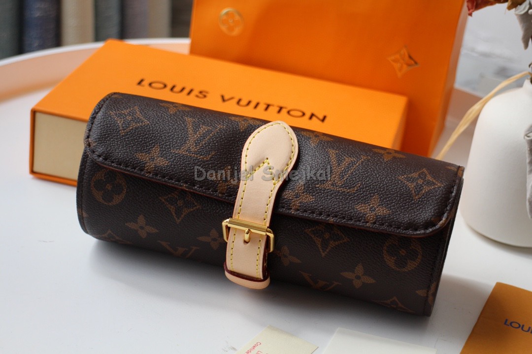 Louis Vuitton M47530 Uhrenetui Monogram Canvas 20cm