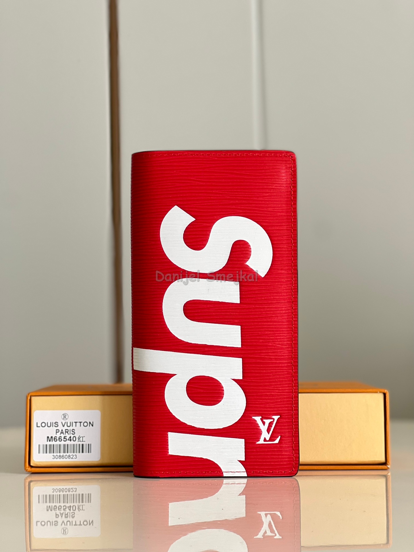 Louis Vuitton M66540 Brazza Wallet Supreme James Jebbia