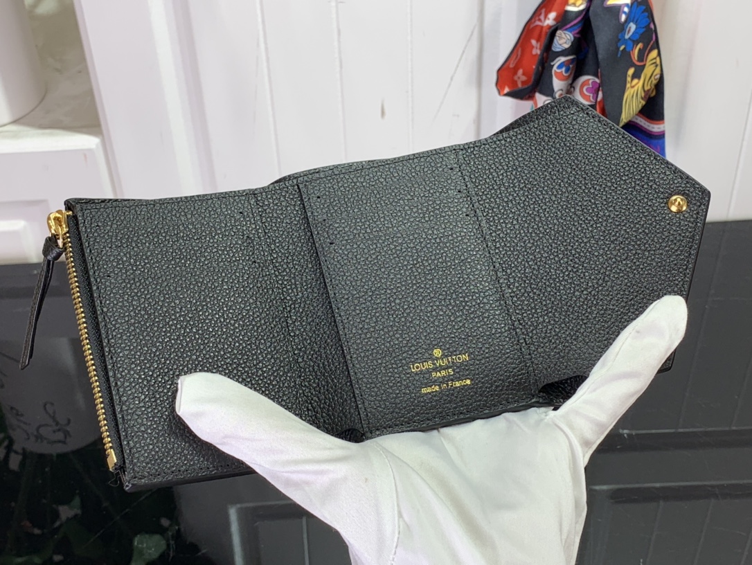 Louis Vuitton M80968 Victorine Wallet Bicolor Monogram Empreinte 
