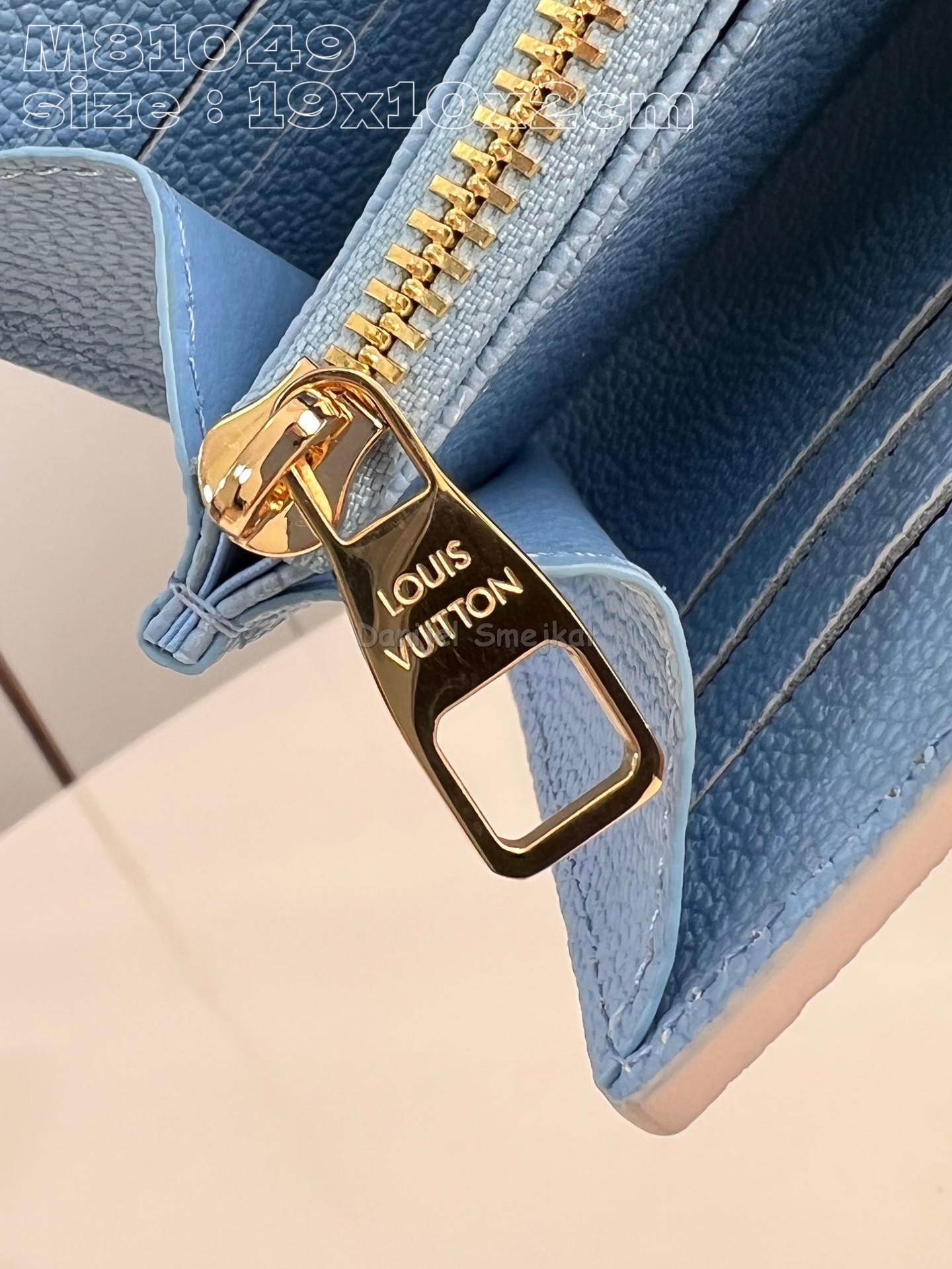Louis Vuitton M81049 Sarah Wallet Bicolor Monogram Empreinte Leather 