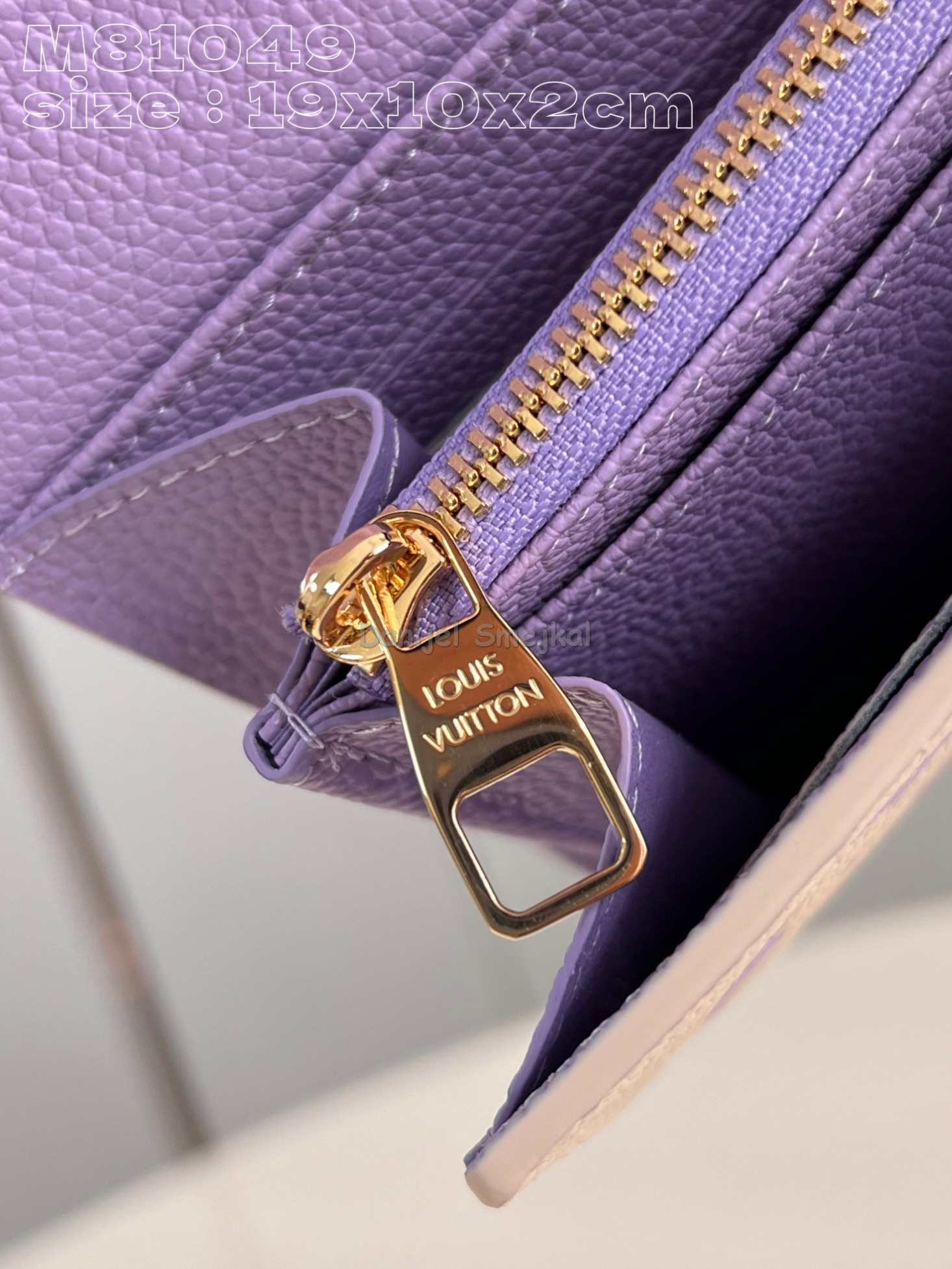 Louis Vuitton M81049 Sarah Wallet Bicolor Monogram Empreinte Leather 