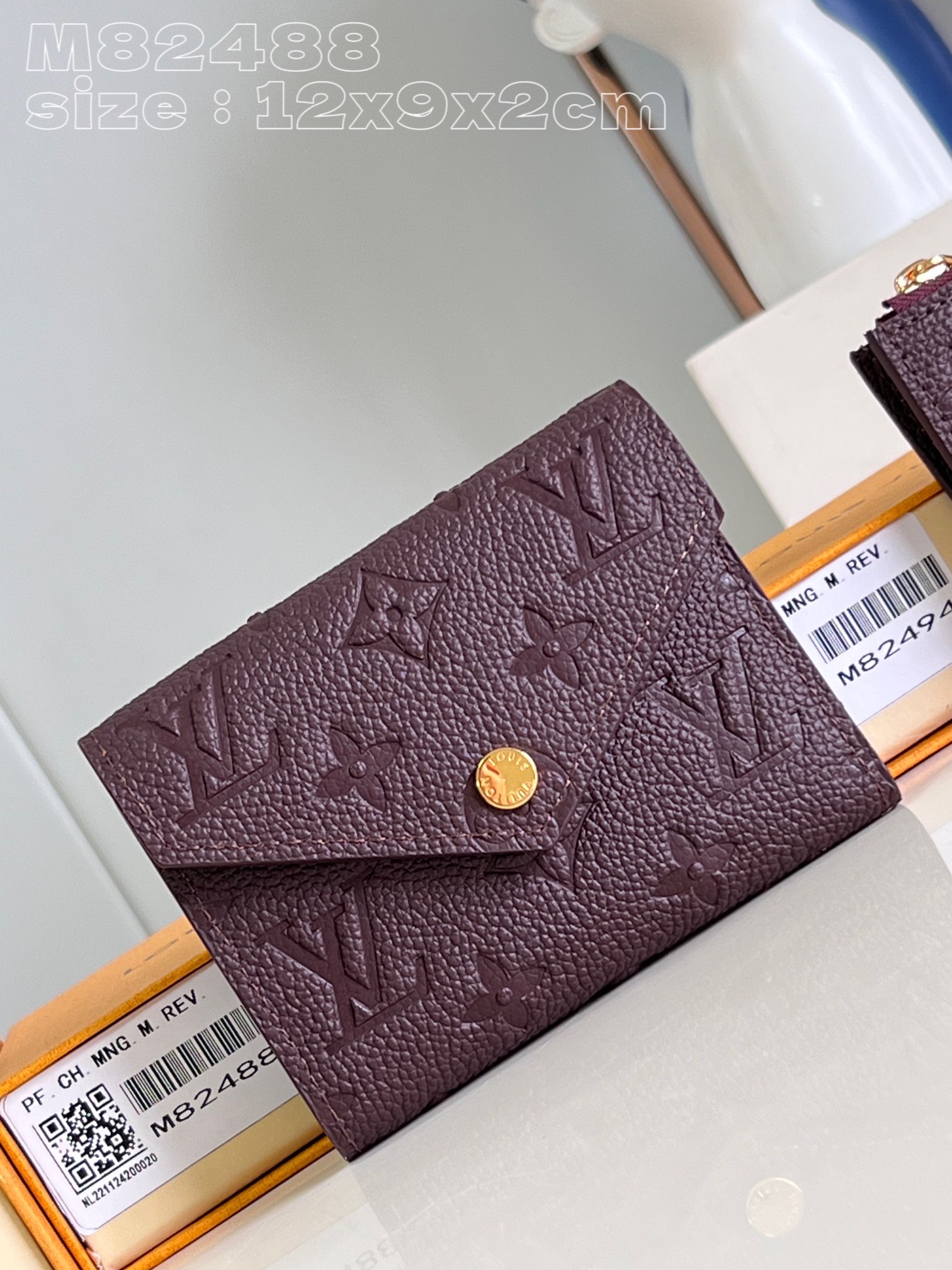 Louis Vuitton M82488 Victorine Wallet Monogram Empreinte Leather 