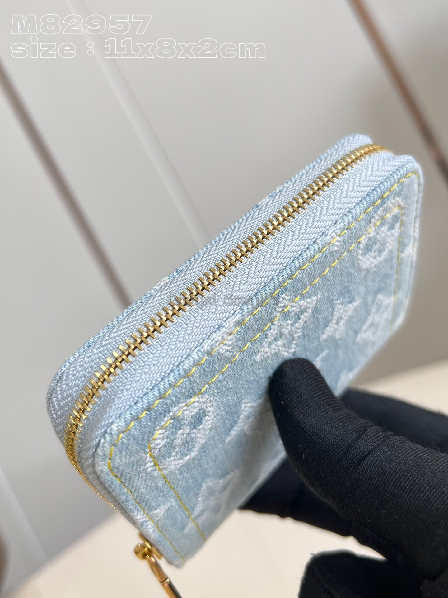 Louis Vuitton M82957 Zippy Coin Purse Monogram Denim 
