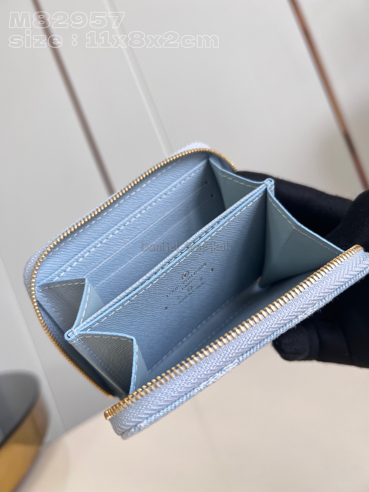 Louis Vuitton M82957 Zippy Coin Purse Monogram Denim 