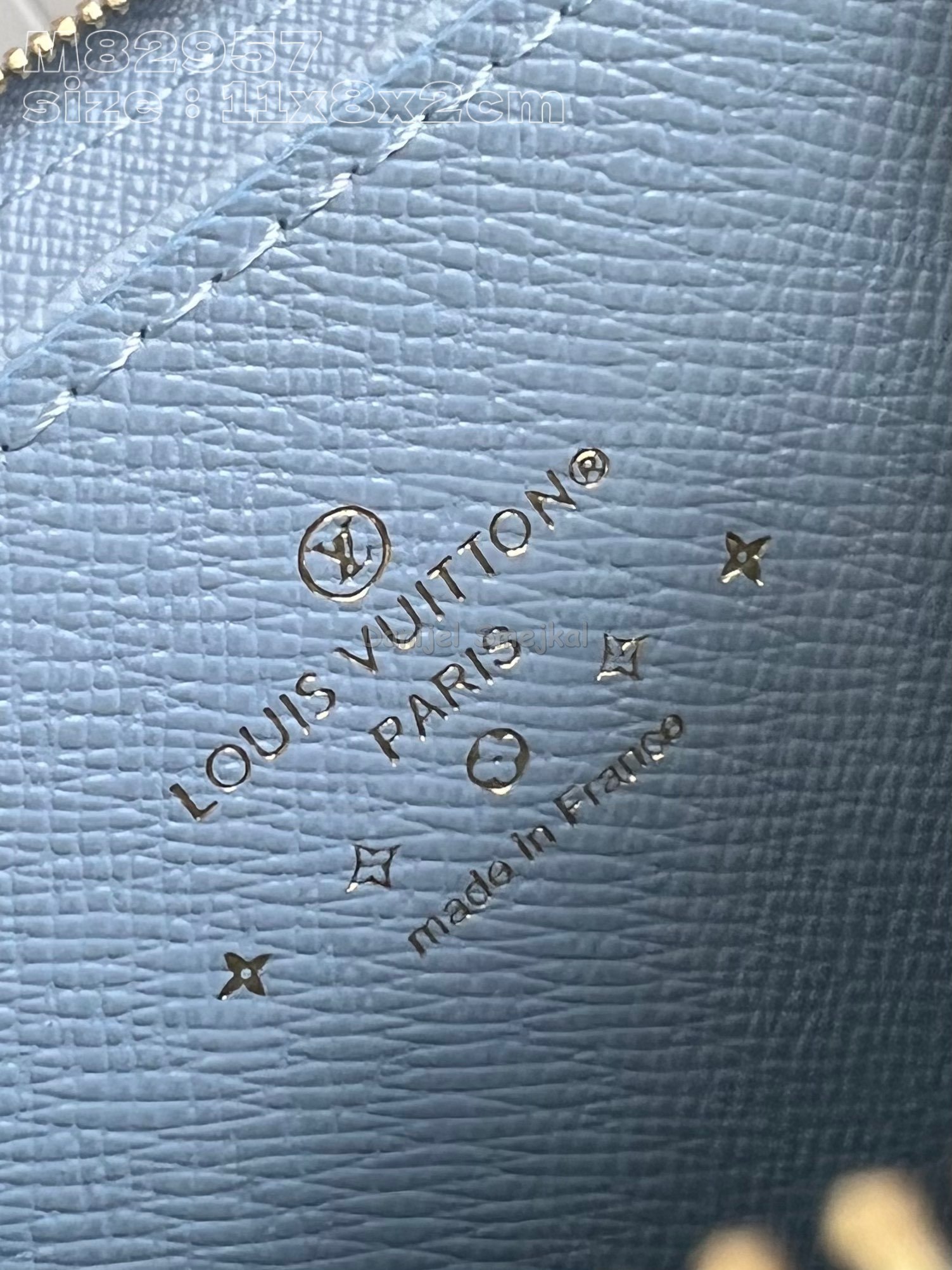 Louis Vuitton M82957 Zippy Coin Purse Monogram Denim 