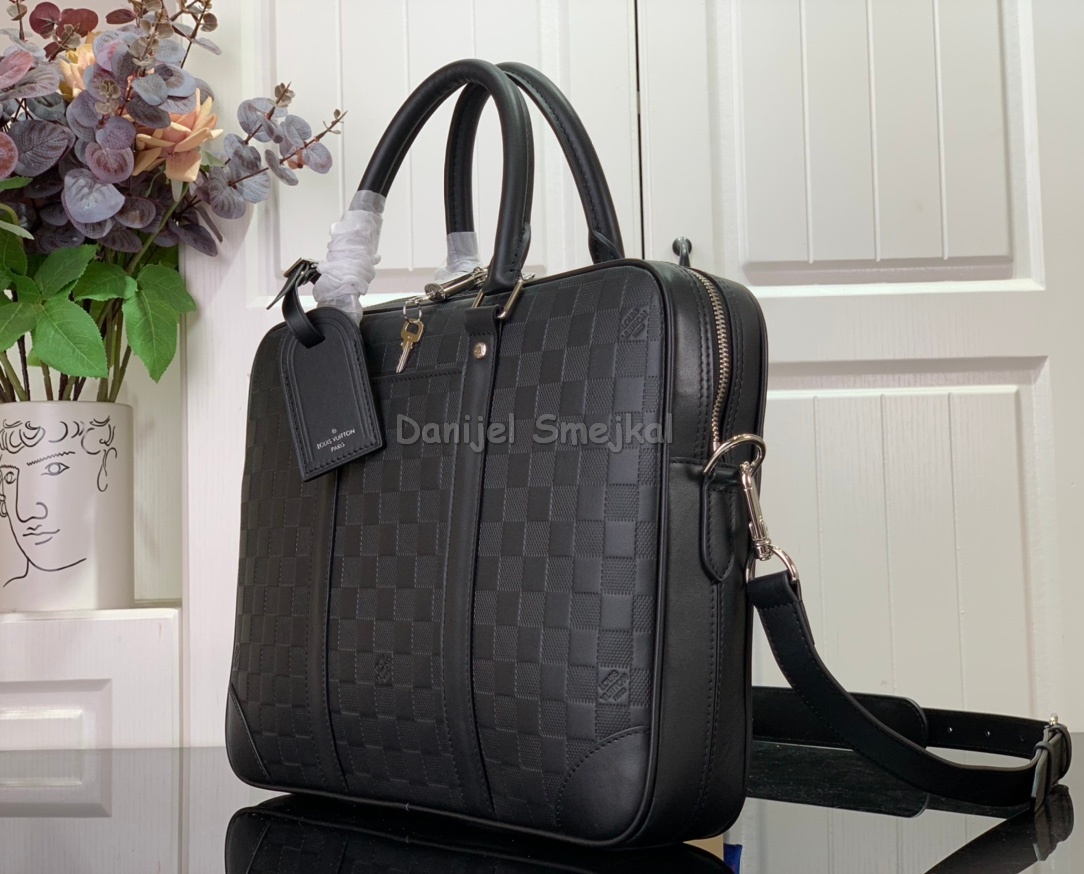 Louis Vuitton N40444 Porte-Documents Voyage PM Damier Infini Leather 36.5cm