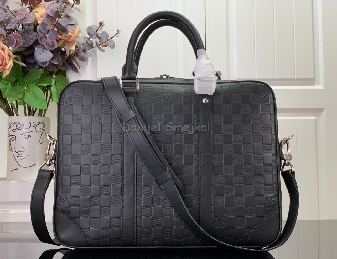 Louis Vuitton N40444 Porte-Documents Voyage PM Damier Infini Leather 36.5cm