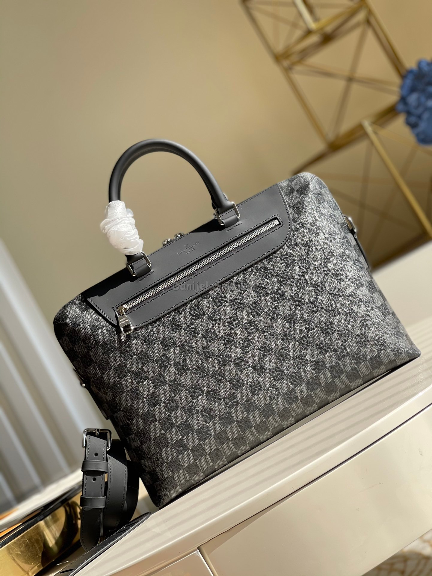 Louis Vuitton N48260 Porte-Documents Jour Damier Graphite Canvas 37cm