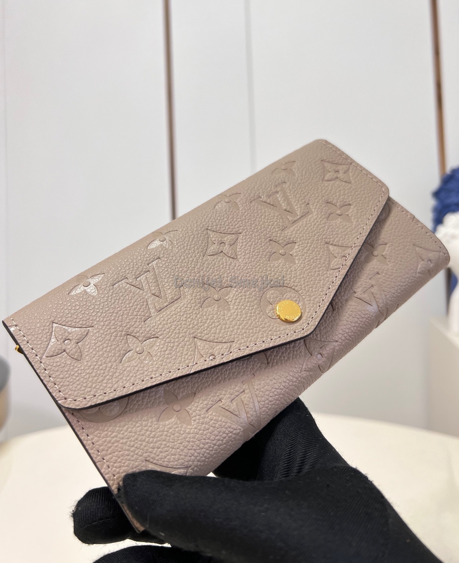 Louis Vuitton Sarah Wallet Monogram Empreinte Leather 