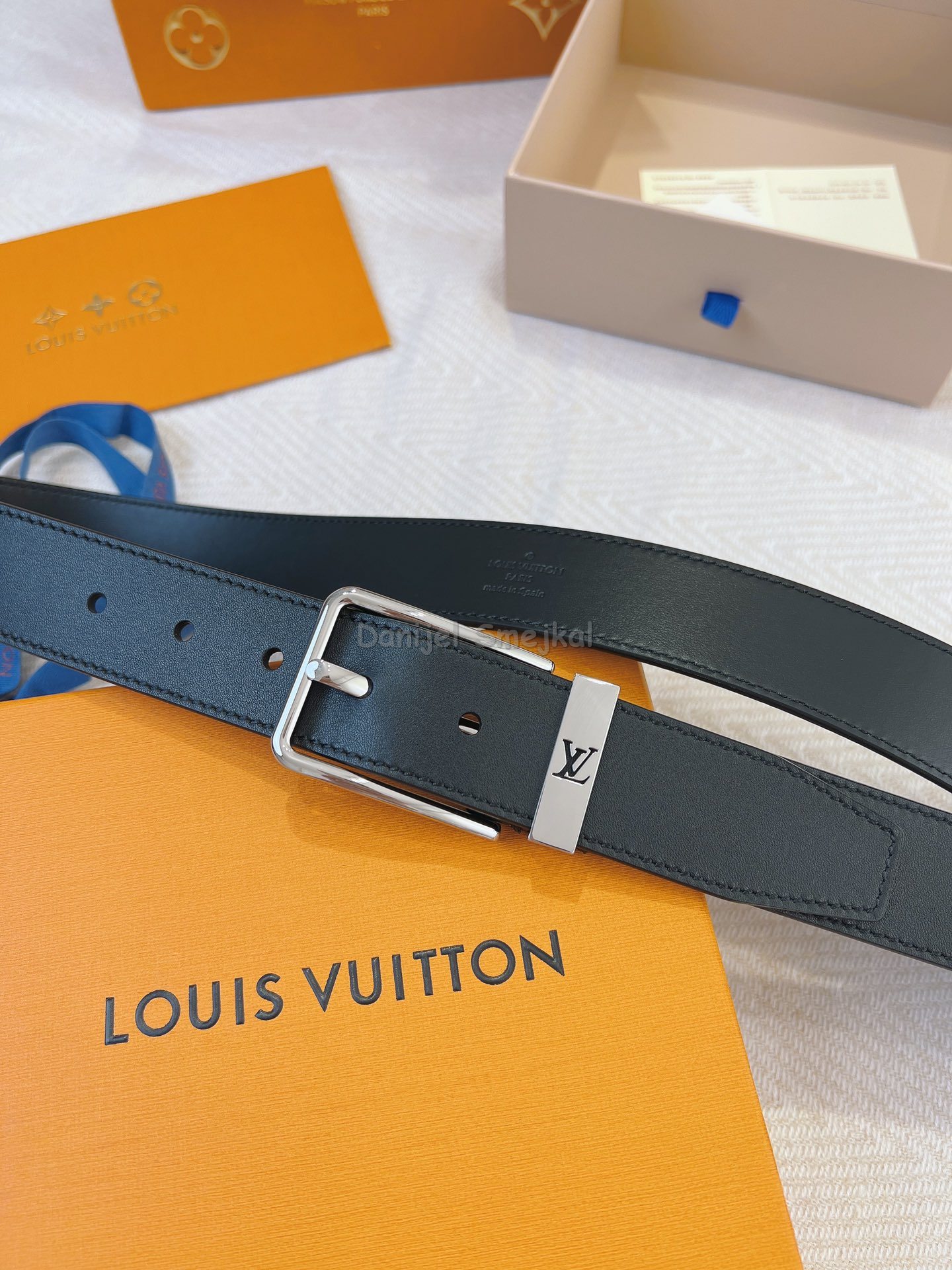 Louis Vuitton Taurillon Belt 35mm