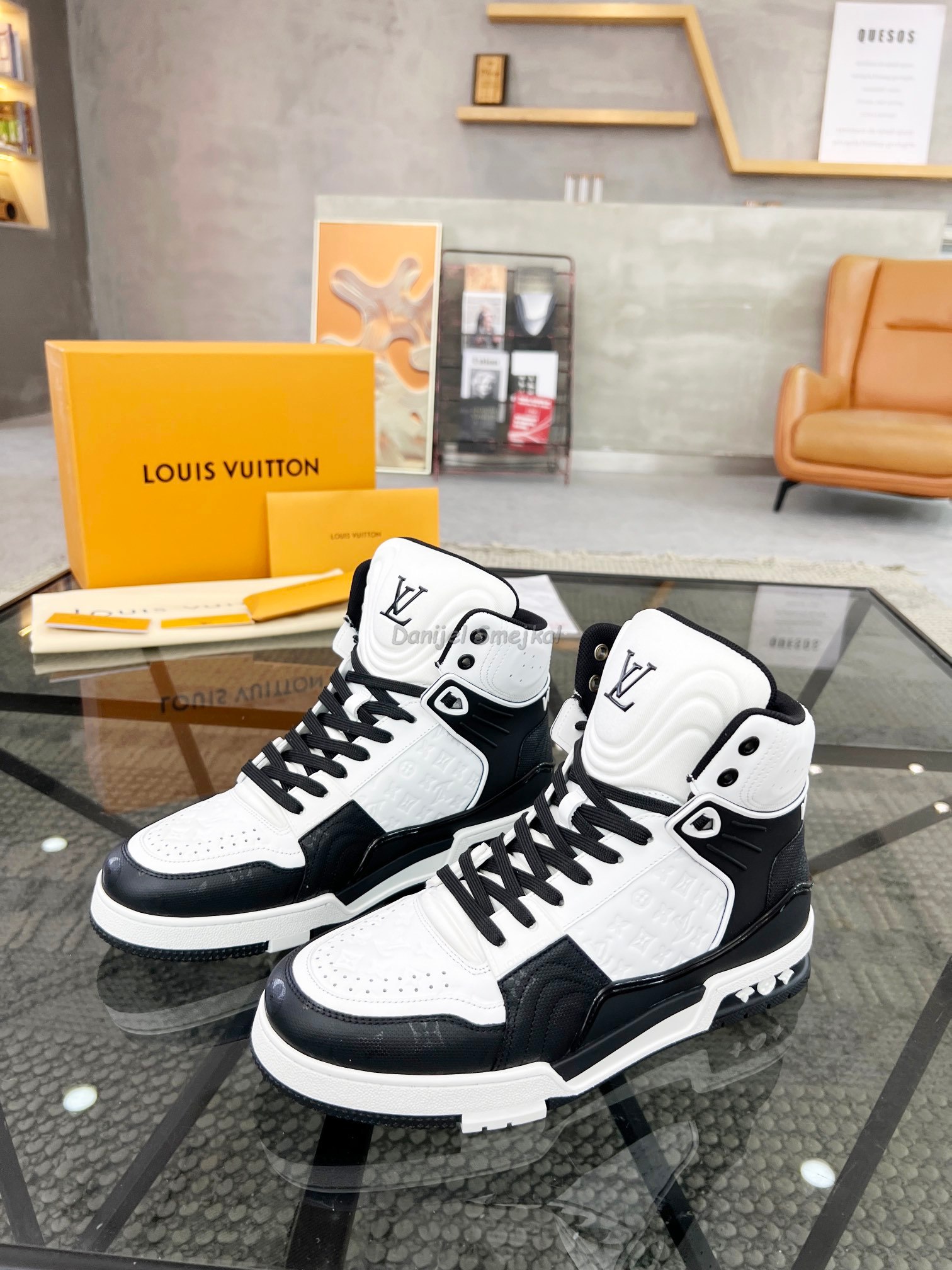 Louis Vuitton Trainer Sneaker Boot