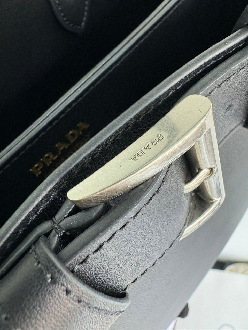 Prada Buckle Bag 35cm