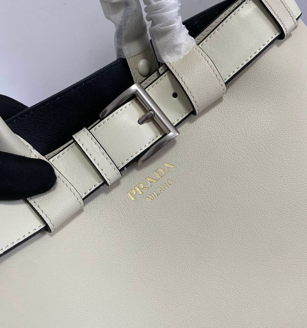 Prada Buckle Bag 35cm
