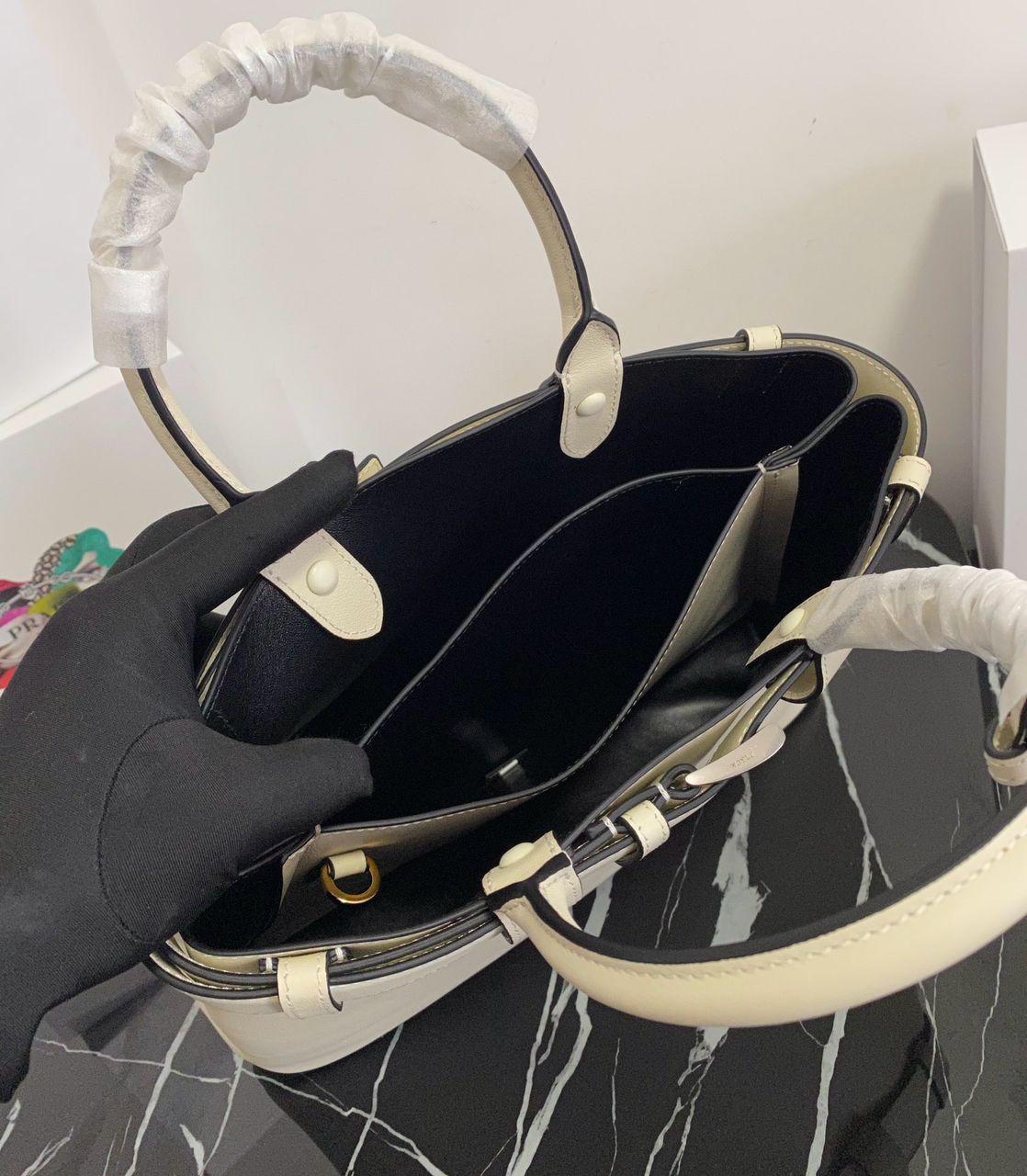 Prada Buckle Bag 35cm