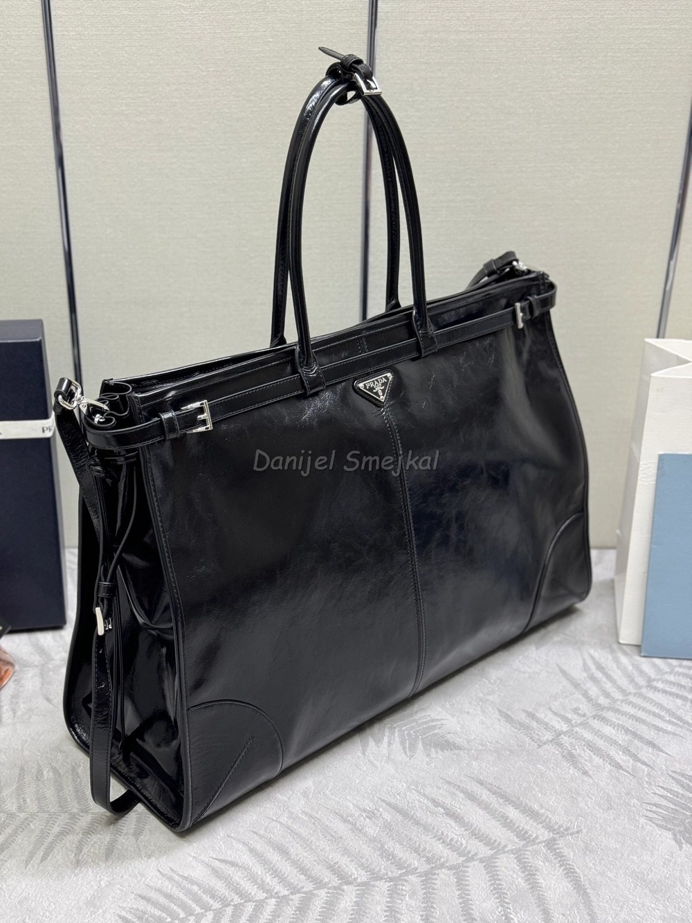 Prada Mens Briefcase Tote Bag 50cm