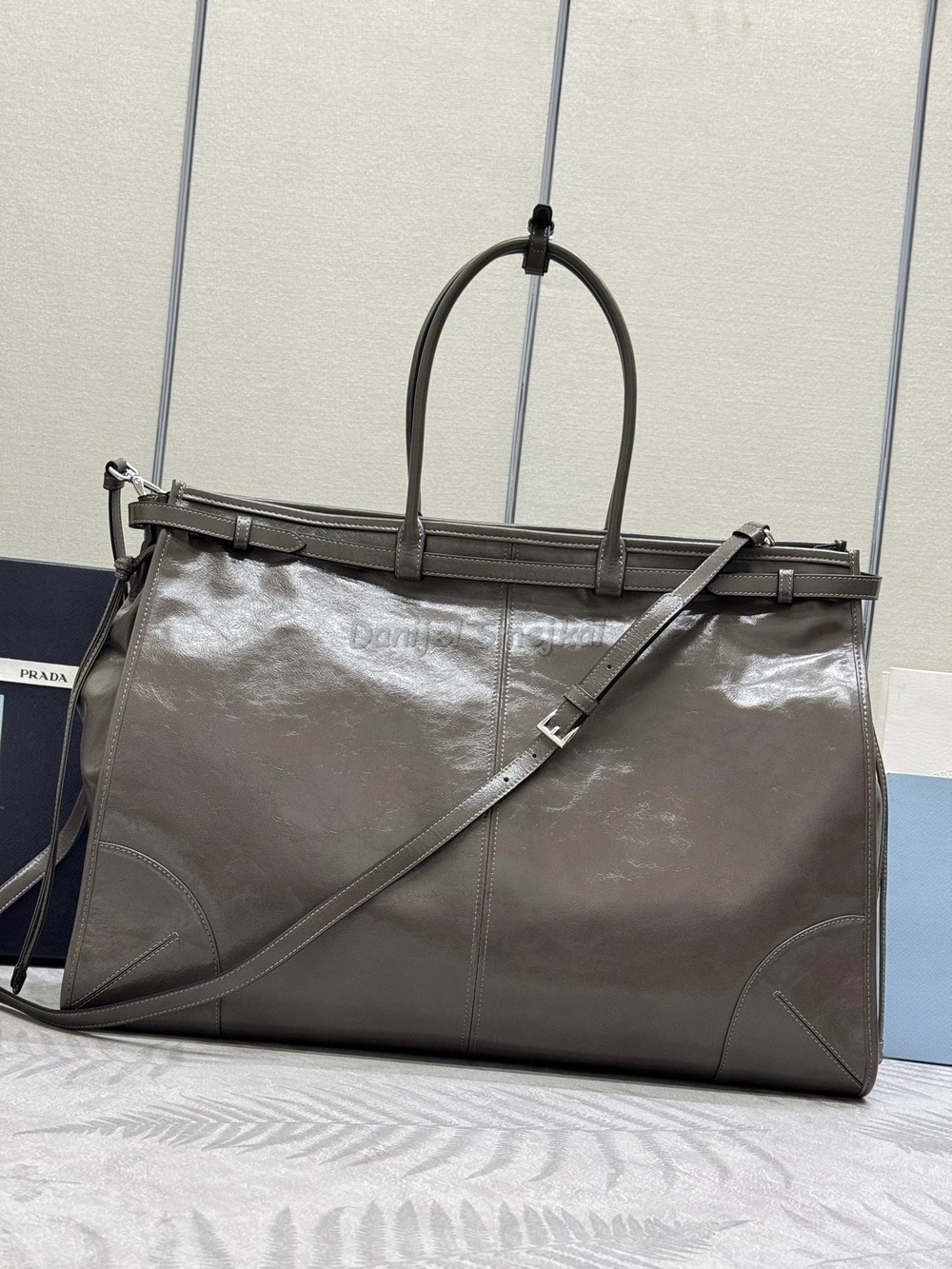 Prada Mens Briefcase Tote Bag 50cm