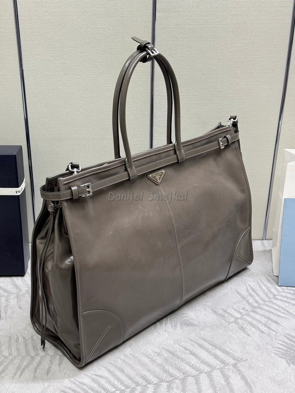 Prada Mens Briefcase Tote Bag 50cm