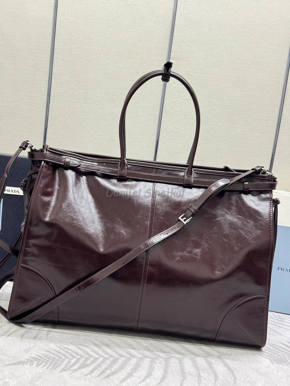 Prada Mens Briefcase Tote Bag 50cm